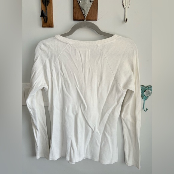 White and Black Paisley Women's Top - Picture 3 of 3